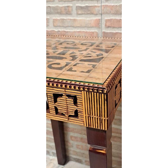 Handcrafted Neomudejar Side Table, 1960s For Sale - Image 3 of 5