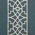 Traditional chinoiserie fretwork inspired this embroidered linen stripe. Subtle variations are part of its inherent...