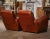 Brown Pair of Early 20th Century French Art Deco Brown Leather Club Armchairs For Sale - Image 8 of 9