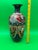 Beautiful large antique Japanese cloisonné enamel vase featuring elaborate shield-shaped panels decorated with a ho-o...