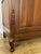 Vintage French Louis XVI Style Carved Oak 3-Door Armoire For Sale - Image 9 of 13