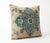 This beautiful 22'' x 24'' pillow cover was made from an authentic Turkish rug. Bright colors of wool adorn the front of...