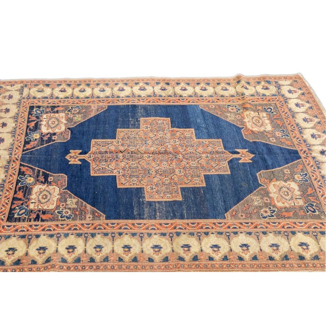 Senneh (or Sanandaj) is the seat of Kurdistan Province and weaves single-wefted, short-pile workshop pieces, primarily...