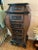 Brown Bombay Style Tall Chest of Drawers With Woven Rattan Accents For Sale - Image 8 of 9