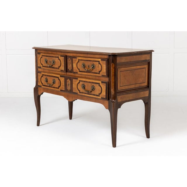 Wood 18th Century French Cherrywood Commode For Sale - Image 7 of 7