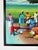 Vintage Barnes Folk Art Market Scene Oil on Canvas Painting – Framed For Sale - Image 9 of 14