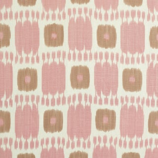 Sample- Schumacher Kandira Fabric in Pink For Sale