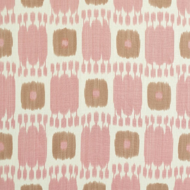 Sample- Schumacher Kandira Fabric in Pink For Sale