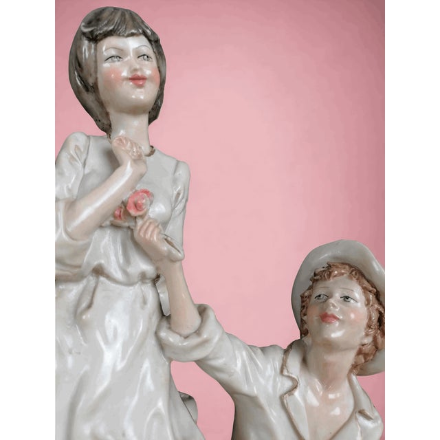Statuette of Young Love by A. Belcari for Capodimonte For Sale - Image 4 of 7
