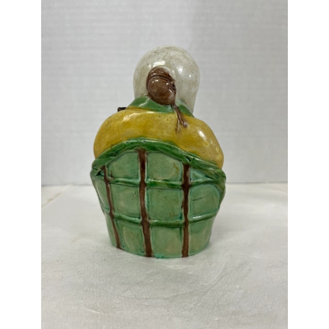 Chinese Chinese Shou Lao Pottery Figurine For Sale - Image 3 of 9