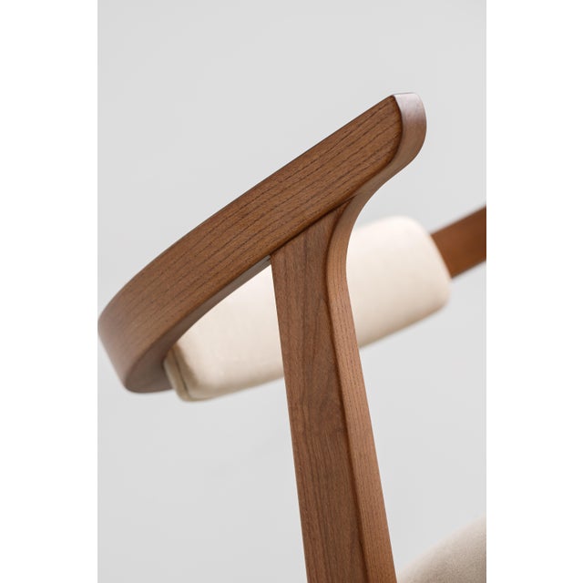 Modern Style Ash Solid Wood Dining Chair For Sale In Chicago - Image 6 of 14