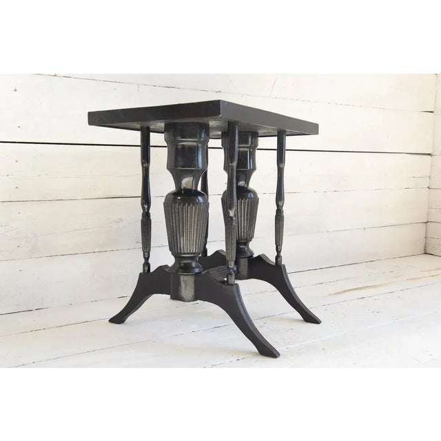 1930s Small Art Deco Ebonized Table, 1930s For Sale - Image 5 of 13