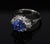 Late 20th Century Fine 2.72ct Gia Ceylon Sapphire & 0.55ct Diamond Platinum Ring Size 6.75 For Sale In New York - Image 6 of 18
