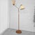 Swedish Modern Floor Lamp in Brass and Teak, Sweden, 1930s For Sale - Image 4 of 17