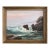 Late 20th Century Framed VTG Oil Painting Seascape Signed Theddy Peterson Coastal Waves Rocks Art For Sale