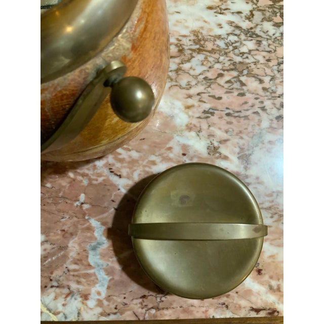 Rare Vintage Barware - Early 20th Century Vintage Aldo Tura Genuine Lacquered Goatskin Ice Bucket - Antique Barware - Collector Piece For Sale - Image 10 of 11