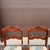 American 1950s Willett Duncan Phyfe Solid Cherry Rose Medallion Dining Chairs - Set of 4 For Sale - Image 3 of 16