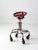 Vintage Industrial Rolling Stool With Cast Iron Tractor Seat For Sale - Image 6 of 18