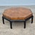 Mid-20th Century Asian Hollywood Regency Burlwood & Black Lacquer 43” Octagonal Coffee Table For Sale - Image 13 of 13