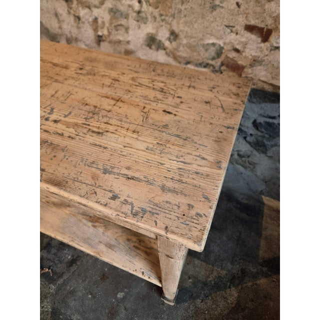 Antique French Drapers Table in Pine, 1890s For Sale - Image 16 of 18