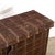 Indian Antique Indian Teakwood and Brass Pitara Chest Console For Sale - Image 3 of 8