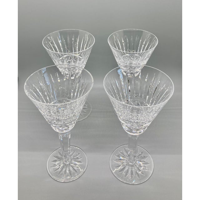 1960s Waterford Crystal Maeve Claret Wine Glasses Set of 4 Chairish