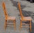 Wood Mid 20th Century Vintage Solid Wood Carved Pressed Back Dining Chairs, Set of 2 For Sale - Image 7 of 8
