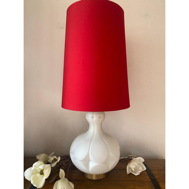 Glass Table Lamp from Peill & Putzler, 1960s, in Good conditions. Designed 1960 to 1969 I have official proof of...
