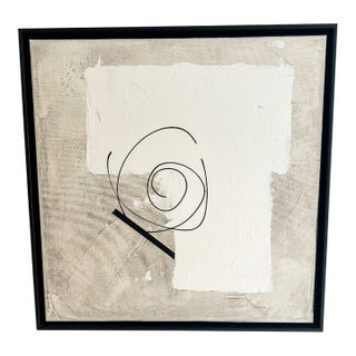 Oil on Canvas, Black & White Series, Iris Dankner, New York, 2023 For Sale