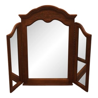 Stanley Furniture Country French Style 56" Tri-View Dresser Mirror 361-060 For Sale