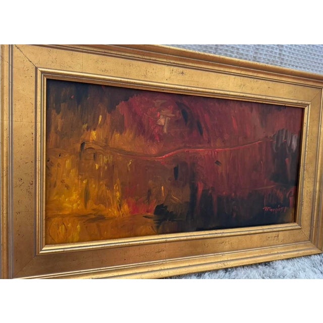 Abstract Jay Maggio - Early Abstract Painting For Sale - Image 3 of 4