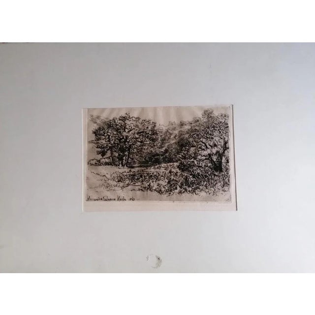 Sir Francis Seymour Haden, La Roxerie, 1867, Etching For Sale - Image 3 of 4