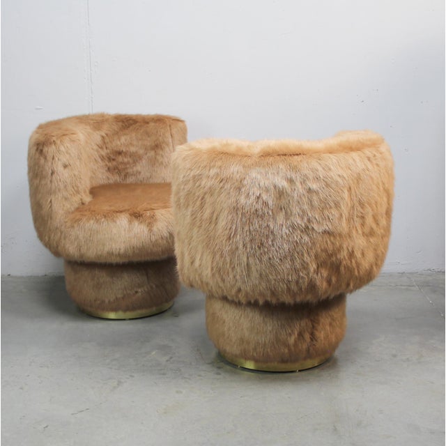 Plush Pop Armchairs, Set of 2 For Sale - Image 4 of 6