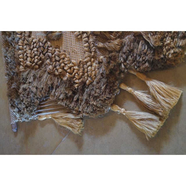 1970s Don Freedman Abstract Fiber Art Interlude Tapestry For Sale - Image 9 of 13