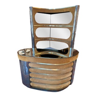 Vintage Dry Bar by Willy Rizzo, Italy, 1970s For Sale