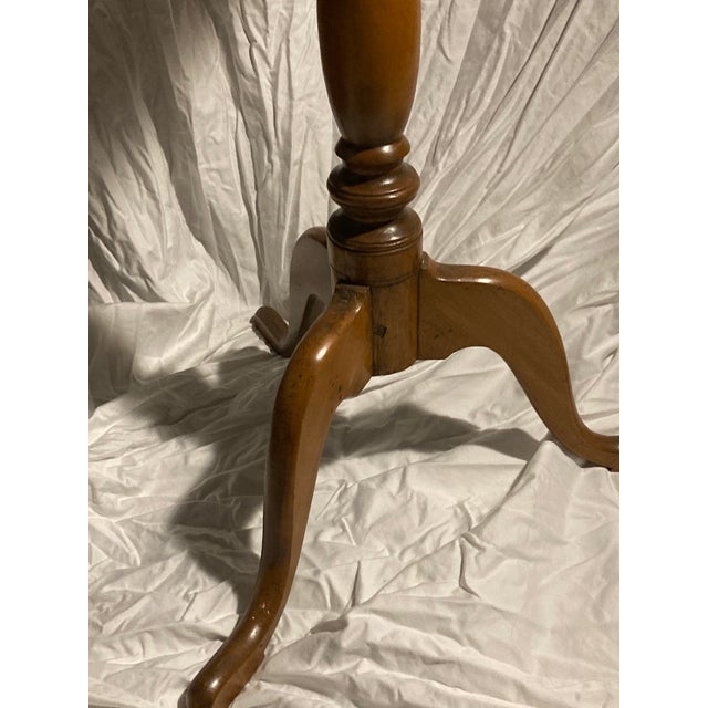 Americraft American Federal Birch Candlestand, Circa 1800 For Sale - Image 4 of 12