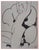 Alain Bonnefoit, Nude in Design Chair, Ink Drawing For Sale