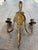 Beaux-Arts Pair of Solid Brass Antique Sconces For Sale - Image 3 of 3
