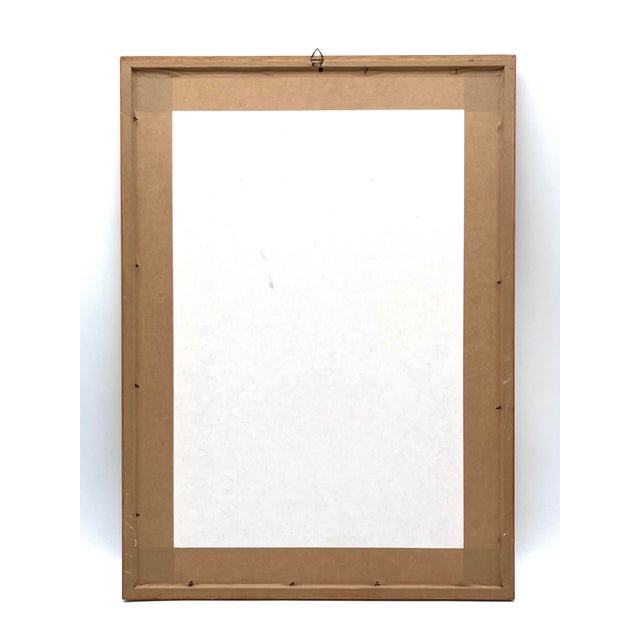 Ali Bakhtiari, Siah-Mashq Calligraphy in Prussian Blue, 1989, Ink on Handmade Ebru Marbled Paper For Sale - Image 15 of 17