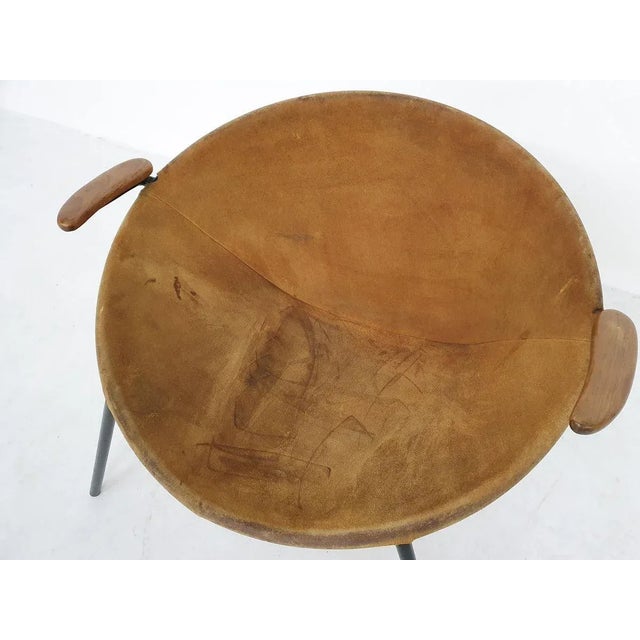 Suede Balloon Chair by Hans Olsen for Lea Design, Denmark, 1950s For Sale - Image 10 of 18