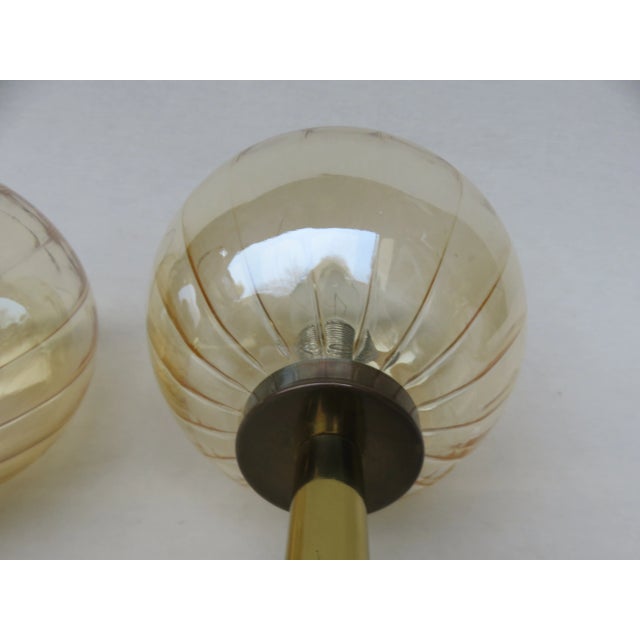 Space Age German Brass and Glass Table Lamps, 1960s, Set of 2 For Sale - Image 10 of 18