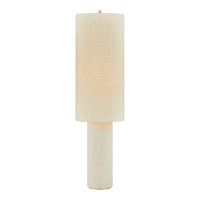 Mitzi Sam 15 in. 1 Light Floor Lamp in Aged Brass Finish For Sale