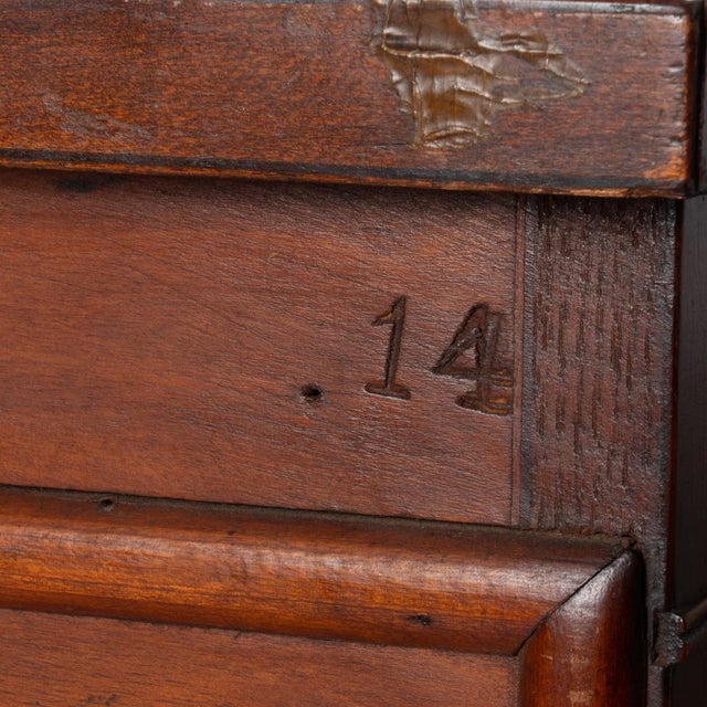 Bowfront Mahogany Cabinet For Sale - Image 9 of 9