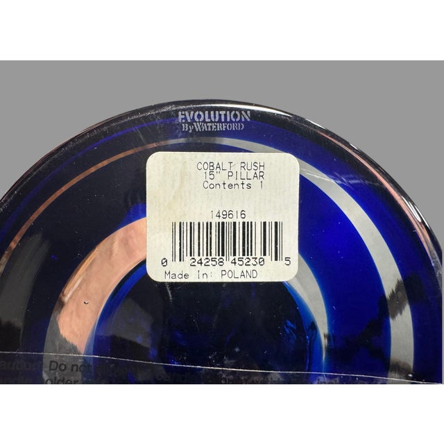 Glass Late 20th Century Waterford Evolution Art Glass Vase For Sale - Image 7 of 8