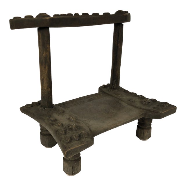 African Baule Wood, Child's Chair For Sale