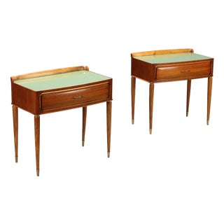 Vintage Nightstands with Drawer, 1950s, Set of 2 For Sale