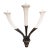 Neoclassical Rose Tarlow Three Arm Candle Sconce For Sale