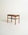 Rectangular coffee table with mahogany frame and lower shelf. Scandinavian production, 1950s-1960s. Dating to the 1950s or...