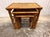 Hollywood Regency Vintage Chinoiserie Burnt Bamboo, Cane Nesting Tables - Set of 3 For Sale - Image 4 of 9