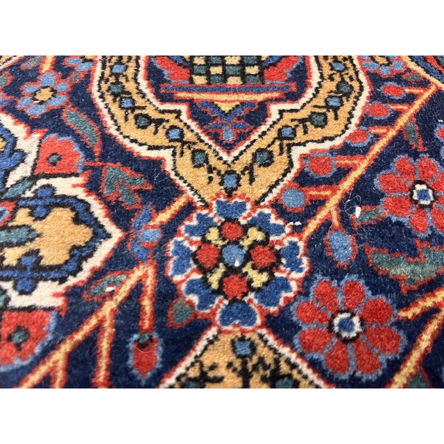 Antique Persian Kashan Rug 4'4" X 7’2” For Sale - Image 4 of 7
